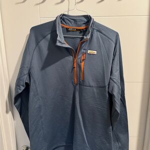 Orvis Men's Slate Blue Quarter-Zip Jacket